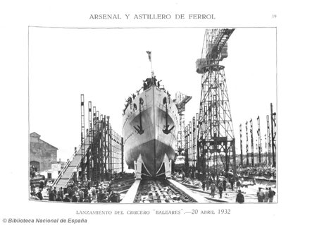 Crucero Baleares 20 abril 1932