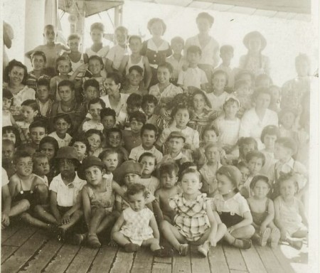 Niños pasajeros del Winnipeg en 1939. (Fuente: eldiario.es)